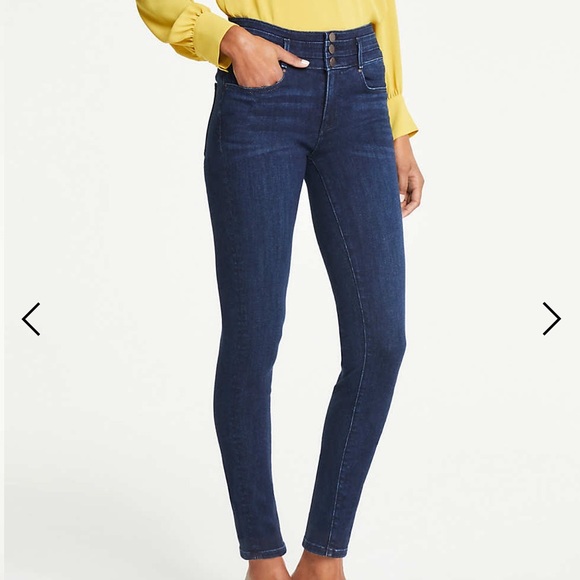 Ann Taylor Denim - High rise performance stretch skinny jeans